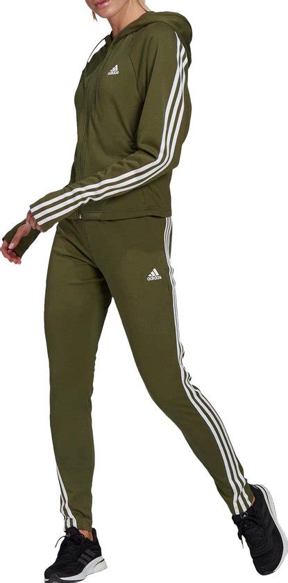 adidas pak dames groen|adidas trainingspak dames.